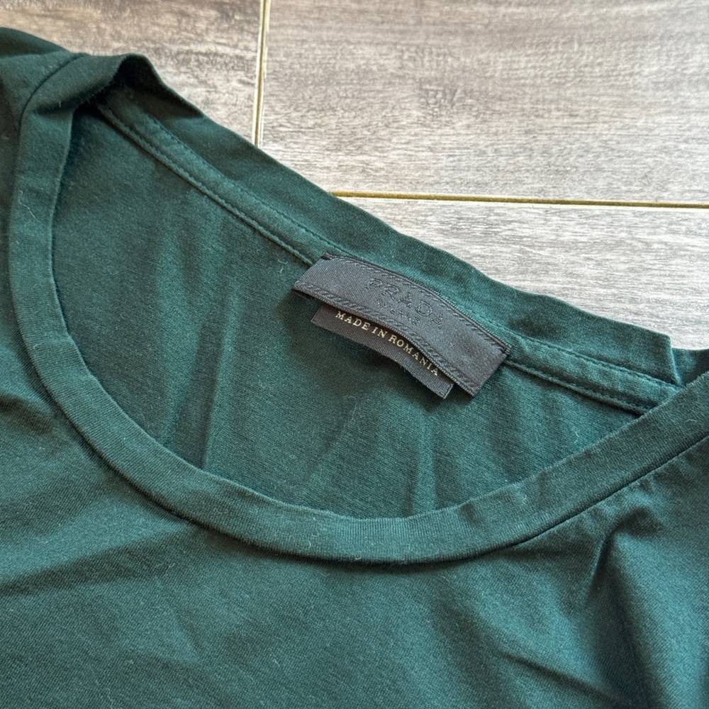 PRADA Men's Green Shirt
